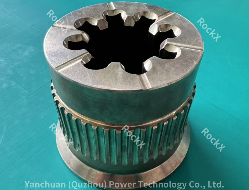 Splinednut for Montabert HC95 rock drill 86746427